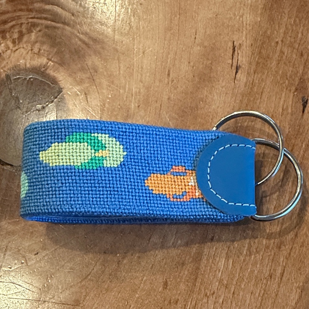 Handmade Needlepoint Key Fob - Picture 2 of 3